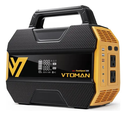 Vtoman Flashspeed 300 Generador Solar 230Wh/300W Portátil y Eficiente