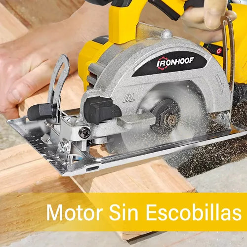 Sierra Circular Eléctrica Inalámbrica de 5" - Potente y Precisa para Cortes Versátiles - Metacompras