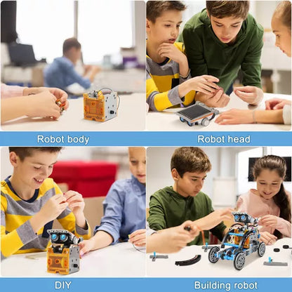Kit De Juguete Robot Educativo Ciencia Solar Para Niño 12 en 1 Super Divertifo - Metacompras
