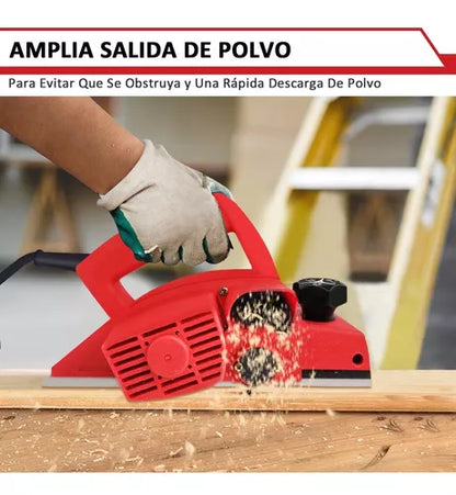 Cepilladora Eléctrica Para Madera Cepillo Profesional 82mm 900W - Metacompras