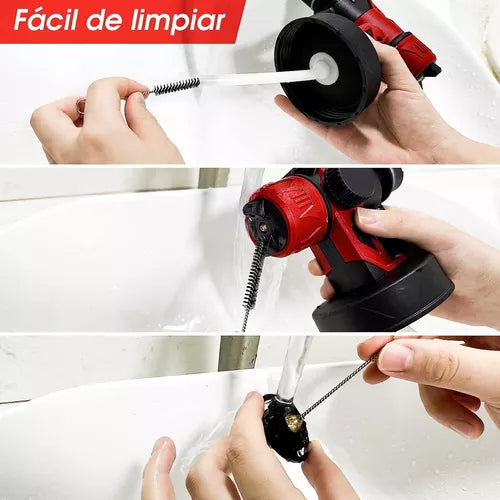 Portatil Pulverizador Pintura Inalámbrico 800ml 21v 550w - Metacompras