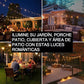 Guirnalda de Luces LED para Exterior 10m - Impermeables y Con Regulador de Brillo