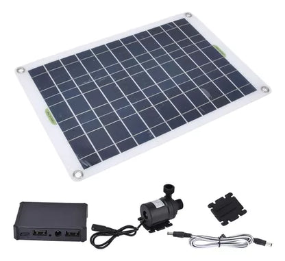 Kit Bomba De Agua Solar 50w Panel 800l/h 12v Bajo Ruido - Metacompras