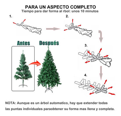 Árbol De Navidad Artificial Para Navidad 150 cm 450 Ramas