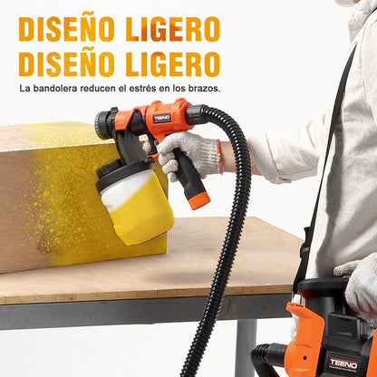 Pistola Eléctrica para Pintar 1000W HVLP – Acabado Profesional y Rápido