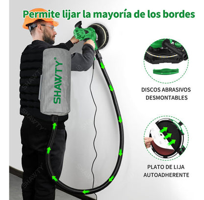 Lijadora De Pared Orbital 1500W Shawty - Potente, Regulable y Eficiente