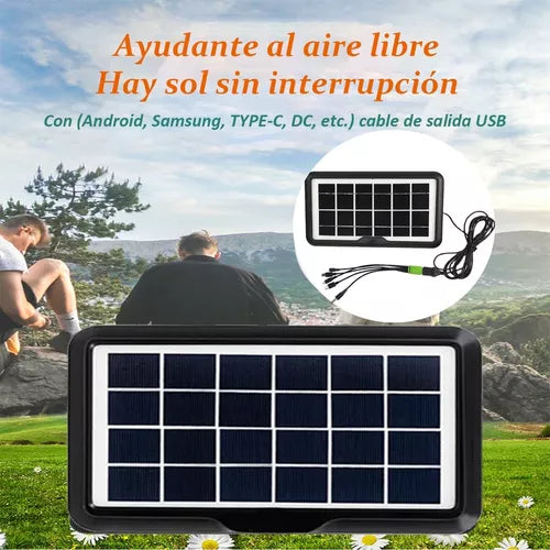 Panel Solar Cargador Portatil 3w Celular Usb