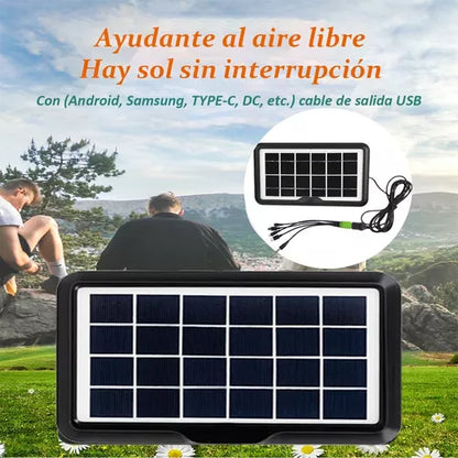 Panel Solar Cargador Portatil 3w Celular Usb - Metacompras