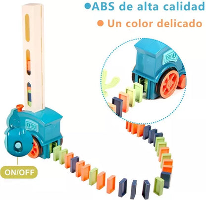 Juego Para Niños Tren Dominó Usher Vehículos De Juguete - Metacompras