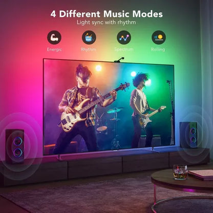 Barra de Luz LED Inteligente con Doble Cámara y Control por Voz para TV 50-65"