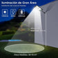 Lámpara Solar LED Exterior para Jardín, Luminaria 1200W Eficiente