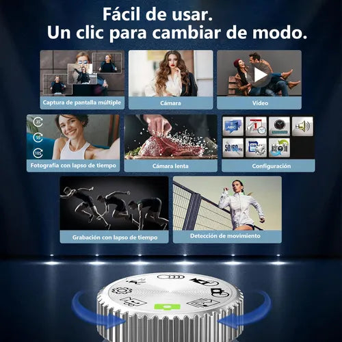 Cámara Digital Compacta 4K 48MP con Autofocus y Función Webcam - Metacompras
