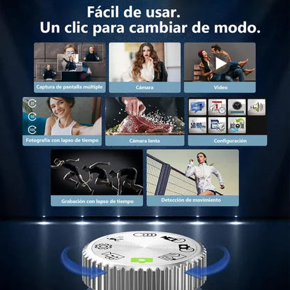 Cámara Digital Compacta 4K 48MP con Autofocus y Función Webcam