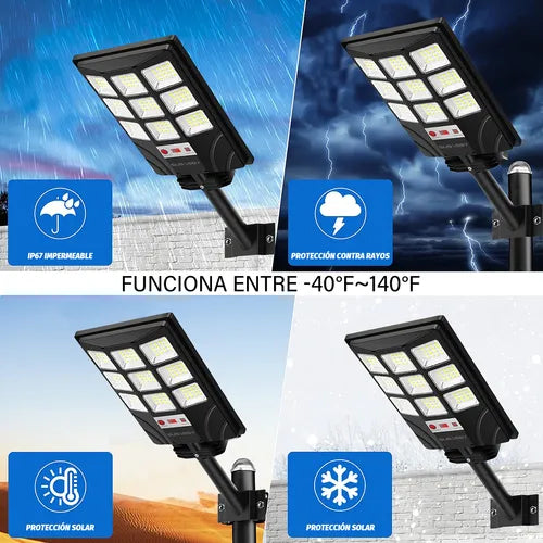 Lámparas Solares LED para Jardín - Paquete Especial 2 Piezas