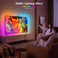 Barra de Luz LED Inteligente con Doble Cámara y Control por Voz para TV 50-65"