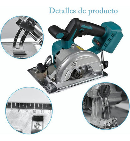 Sierra Circular Eléctrica Recargable 1500W - Portátil y de Corte Preciso - Metacompras