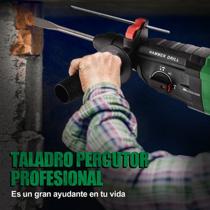 Rotomartillo Perforador SDS-Plus 1050W con Múltiples Modos y Alto Rendimiento