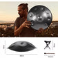 Handpan 18 Pulgadas de 9 Notas en G Menor – Sonido Etéreo y Relajante, Hecho a Mano