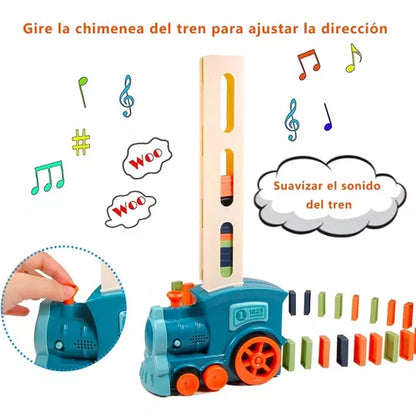 Juego Para Niños Tren Dominó Usher Vehículos De Juguete - Metacompras