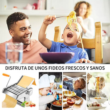 Máquina para Hacer Pasta Fresca en Acero Inoxidable - Ajustable y Duradera