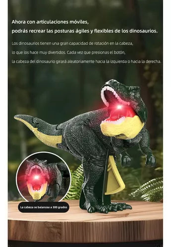 Juguete Dinosaurio T Rex zazaa Con Luz Y Rugido - Metacompras