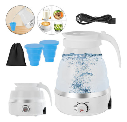 Jarra Electrica Tetera Hervidor Agua Plegable Pava Portátil - Metacompras