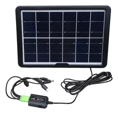 Cargador panel solar 8W 6V USB - Metacompras