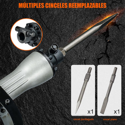 Martillo Demoledor de Concreto 2200W - Potencia y Versatilidad para Demolición Eficiente