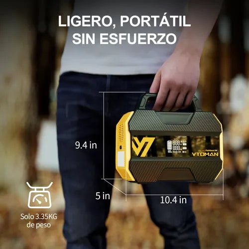 Vtoman Flashspeed 300 Generador Solar 230Wh/300W Portátil y Eficiente - Metacompras