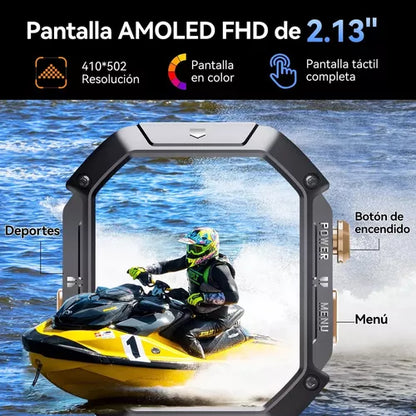 Reloj Smartwatch Inteligente Cubot X1 con Pantalla AMOLED, Larga Duración y Resistencia al Agua