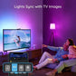 Barra de Luz LED Inteligente con Doble Cámara y Control por Voz para TV 50-65"