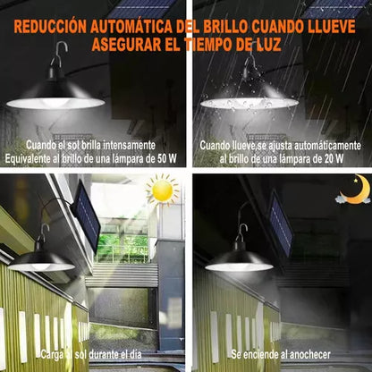 Lámpara Solar Exterior Impermeable - Metacompras