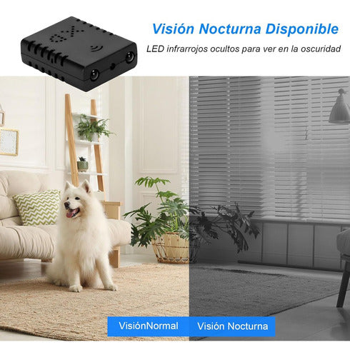 Mini Cámara Espía Wifi HD con Visión Nocturna y Detección de Movimiento - Metacompras