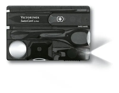 Multi herramienta compacta Victorinox Swiss Card Lite 13 Usos ideal para viajes