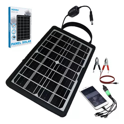 Cargador Panel Solar Portátil 15W 6-16V USB - Metacompras