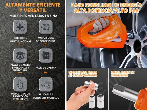 Gato Hidráulico Eléctrico 12v 5 Ton Kit Completo para Automóviles