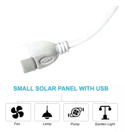 Cargador Panel Solar 5w 5v Puerto Usb - Metacompras