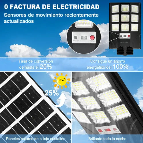 Lámparas Solares LED para Jardín - Paquete Especial 2 Piezas