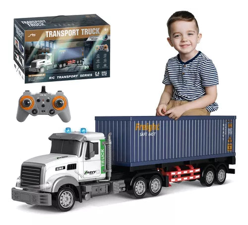 Camión de Carga RC 1/12 - Alta Potencia y Diversión Duradera