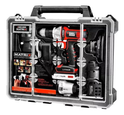 Kit Atornillador Taladro 20v Matrix 6acc Black & Decker - Metacompras