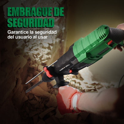Rotomartillo Perforador SDS-Plus 1050W con Múltiples Modos y Alto Rendimiento