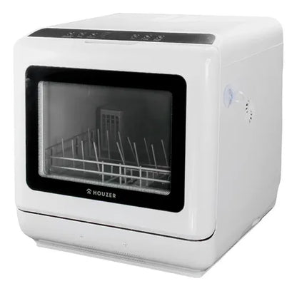 Lavaplatos Automático Portátil Blanco con 6 Programas de Lavado