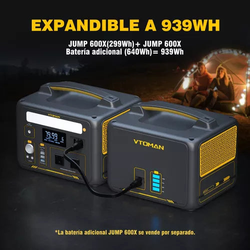 Generador Solar Vtoman 600x 600w/299wh - Metacompras