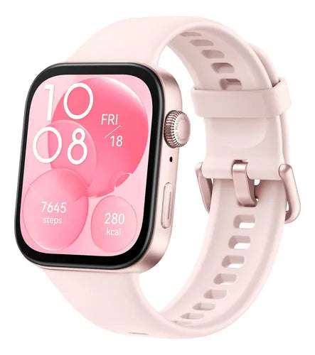 Smartwatch Huawei Watch Fit 3 Rosa Sport con Monitoreo de Salud y Ejercicio