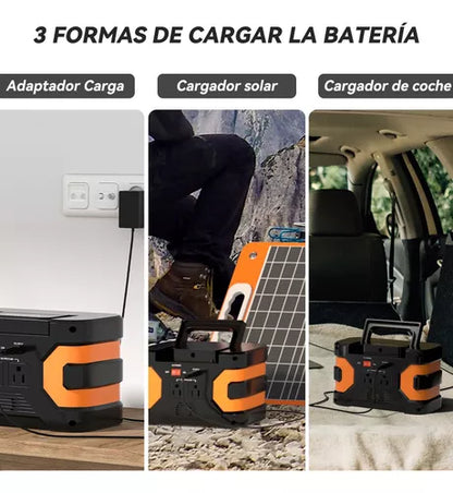 Generador Solar Eléctrico Portátil 150W - Energía Segura para Equipos en Cualquier Lugar