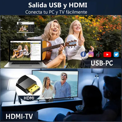 Cámara Digital Compacta 4K 48MP con Autofocus y Función Webcam