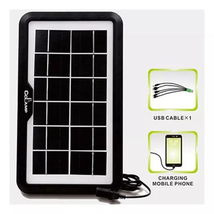 Cargador panel solar 8W 6V USB - Metacompras
