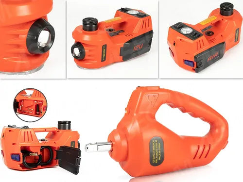 Gato Hidráulico Eléctrico 12v 5 Ton Kit Completo para Automóviles