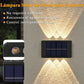 2pcs De Lámparas Luz Solares Led Para El Jardín De Exterior
