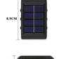 2pcs De Lámparas Luz Solares Led Para El Jardín De Exterior